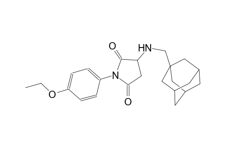 2,5-pyrrolidinedione, 1-(4-ethoxyphenyl)-3-[(tricyclo[3.3.1.1~3,7~]dec-1-ylmethyl)amino]-