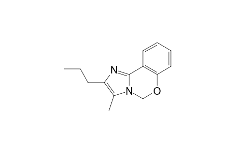 3-METHYL-2-PROPYL-5H-IMIDAZO-[1,2-C]-[1,3]-BENZOXAZINE