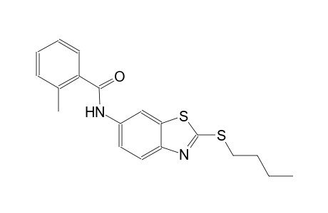 N-[2-(butylsulfanyl)-1,3-benzothiazol-6-yl]-2-methylbenzamide