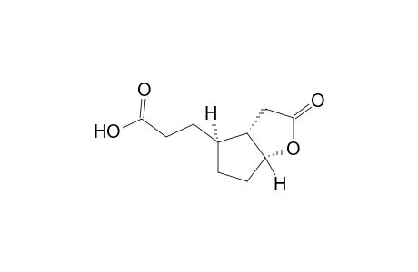hexahydro-2-oxo-2H-cyclopenta[b]furan-4-propionic acid