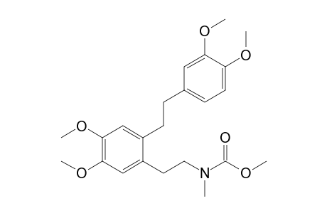 Methyl N-[2-{2'-[2"-(3"',4'"-Dimethoxyphenyl)ethyl]-4',5'-dimethoxyphenyl]ethyl}-N-methlcarbamate