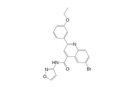 6-bromo-2-(3-ethoxyphenyl)-N-(3-isoxazolyl)-4-quinolinecarboxamide