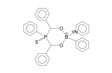 2,4,5,6-TETRAPHENYL-5-THIO-2-BORA-1,3,5-DIOXAPHOSPHORINANE-PYRIDINECOMPLEX
