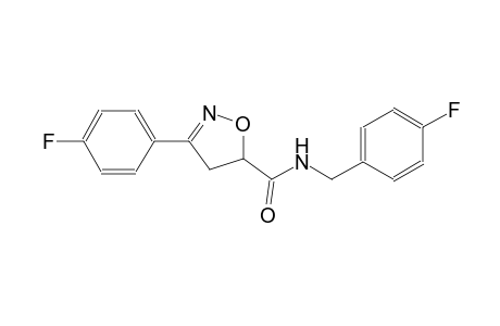 5-isoxazolecarboxamide, 3-(4-fluorophenyl)-N-[(4-fluorophenyl)methyl]-4,5-dihydro-