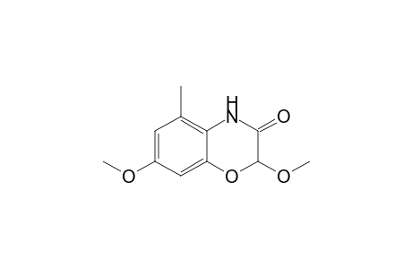 2H-1,4-Benzoxazin-3(4H)-one, 2,7-dimethoxy-5-methyl-