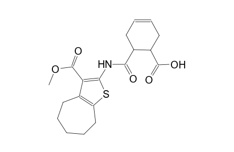 6-({[3-(methoxycarbonyl)-5,6,7,8-tetrahydro-4H-cyclohepta[b]thien-2-yl]amino}carbonyl)-3-cyclohexene-1-carboxylic acid