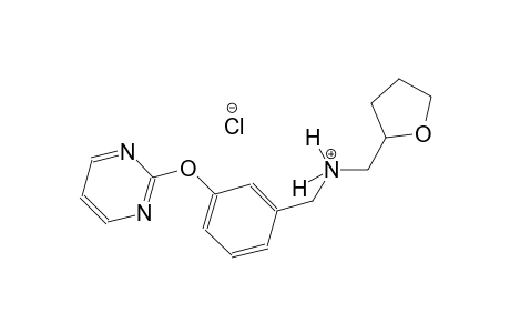 2-furanmethanaminium, tetrahydro-N-[[3-(2-pyrimidinyloxy)phenyl]methyl]-, chloride
