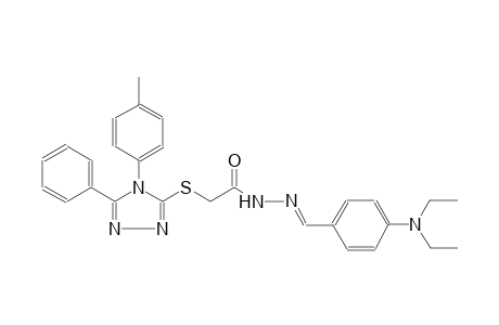 acetic acid, [[4-(4-methylphenyl)-5-phenyl-4H-1,2,4-triazol-3-yl]thio]-, 2-[(E)-[4-(diethylamino)phenyl]methylidene]hydrazide