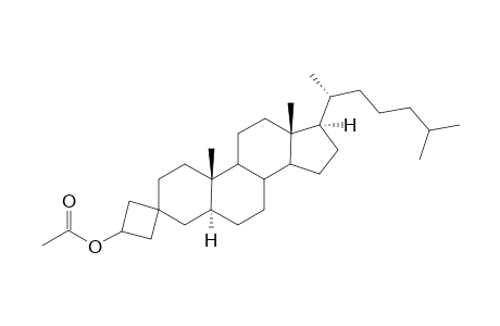 3'-.epsilon.-Acetoxy-spiro[cholestane-3,1'-cyclobutane]