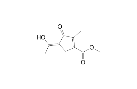 Methyl (4Z)-4-(1-hydroxyethylidene)-2-methyl-3-oxocyclopent-1-ene-1-carboxylate