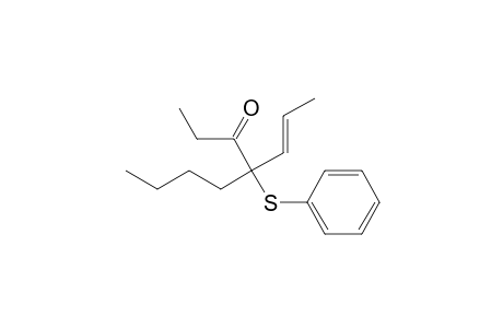 (E)-4-Butyl-4-phenylthio-5-hepten-3-one