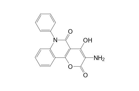 3-Amino-6-phenyl-4-hydroxy-2H-pyrano[3,2-c]quinoline-2,5(6H)-dione