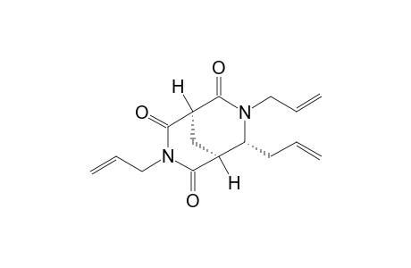 (+-)-(1R*,5S*,6R*)-3,6,7-triallyl-2,4,8-trioxo-3,7-diazabicyclo[3.3.1]nonane