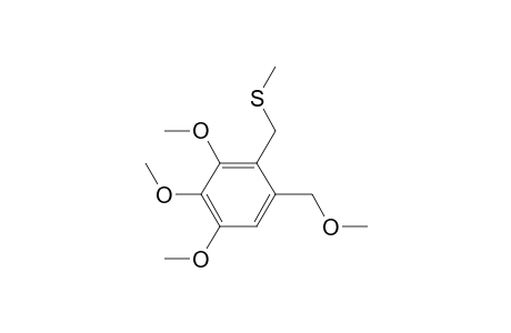 6-Methoxymethyl-2,3,4-trimethoxybenzyl methyl sulfide