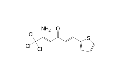 (1E,4Z)-5-Amino-6,6,6-trichloro-1-(2-thienyl)-1,4-hexadien-3-one