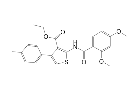 ethyl 2-[(2,4-dimethoxybenzoyl)amino]-4-(4-methylphenyl)-3-thiophenecarboxylate