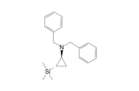 trans-1-(N,N-Dibenzylamino)-2-(trimethylsilyl)cyclopropane