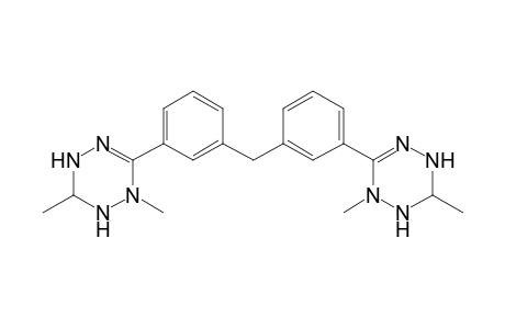 3,3'-Methylene-bis(1',2',3',4'-tetrahydro-1',3'-dimethyl-6'-phenyl-1',2',4',5'-tetrazine)