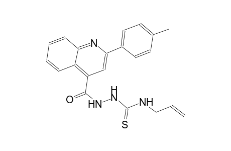 N-allyl-2-{[2-(4-methylphenyl)-4-quinolinyl]carbonyl}hydrazinecarbothioamide