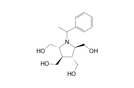 (1'RS,2RS,3RS,4RS,5RS)-2,3,4,5-Tetrahydroxymethyl-1-(1-phenylethyl)pyrrolidine