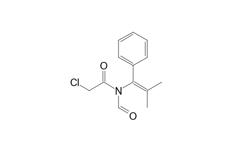 2-Chloro-N-formyl-N-(2-methyl-1-phenyl-1-propenyl)acetamide