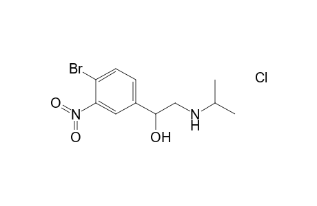1-(4'-Bromo-3'-nitrophenyl)-2-isopropylaminoethanol Hydrochloride