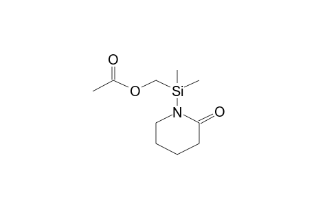 1-DIMETHYL(ACETOXYMETHYL)SILYL-2-OXOPIPERIDINE