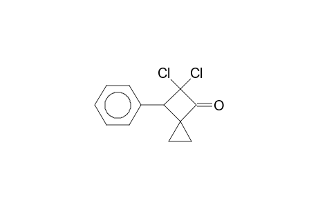 5,5-bis(chloranyl)-4-phenyl-spiro[2.3]hexan-6-one