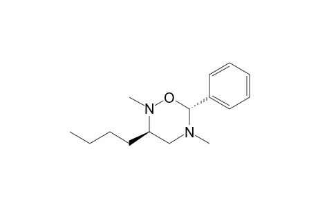 (3R,6R)-3-butyl-2,5-dimethyl-6-phenyl-1,2,5-oxadiazinane