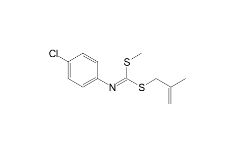2-Methylallyl Methyl N-(4-chlorophenyl)dithiocarbonimidate