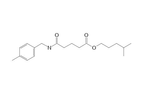 Glutaric acid, monoamide, N-(4-methylbenzyl)-, isohexyl ester