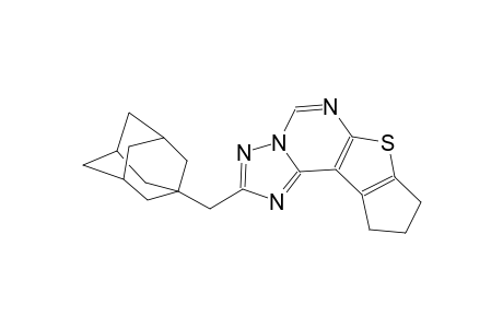 2-(1-adamantylmethyl)-9,10-dihydro-8H-cyclopenta[4,5]thieno[3,2-e][1,2,4]triazolo[1,5-c]pyrimidine