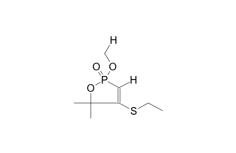 2-OXO-2-METHOXY-4-ETHYLTHIO-5,5-DIMETHYL-1,2-OXAPHOSPHOL-3-ENE