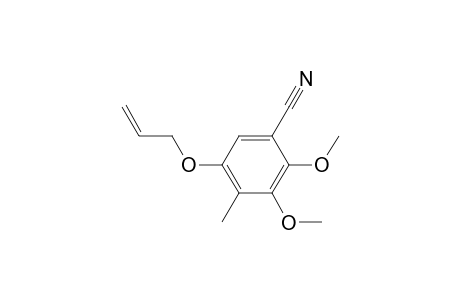 5-(allyloxy)-2,3-dimethoxy-4-methylbenzonitrile