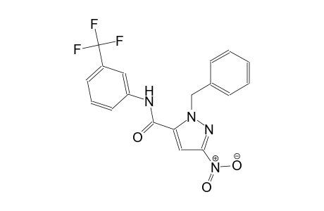 1H-pyrazole-5-carboxamide, 3-nitro-1-(phenylmethyl)-N-[3-(trifluoromethyl)phenyl]-