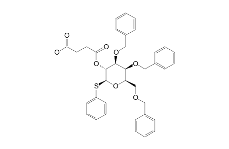 PHENYL-3,4,6-TRI-O-BENZYL-2-O-(3-CARBOXYPROPIONYL)-1-THIO-BETA-D-GALACTOPYRANOSIDE