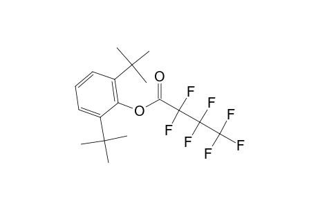 2,6-di-Tert-butylphenol, o-heptafluorobutyryl-