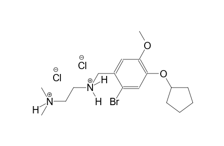 N~1~-[2-bromo-4-(cyclopentyloxy)-5-methoxybenzyl]-N~2~,N~2~-dimethyl-1,2-ethanediaminium dichloride