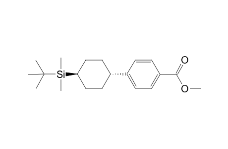 Methyl 4-(trans-4-(tert-butyldimethylsilyl)cyclohexyl)benzoate