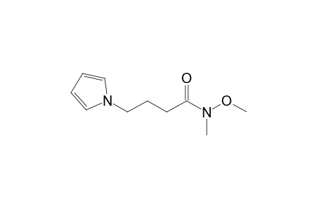 N-Methoxy-N-methyl-4-(1H-pyrrol-1-yl)butanamide