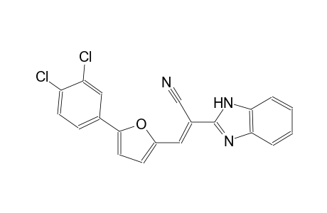 (2E)-2-(1H-benzimidazol-2-yl)-3-[5-(3,4-dichlorophenyl)-2-furyl]-2-propenenitrile
