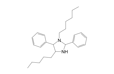 2,4-Diphenyl-3-hexyl-5-pentylimidazolidine