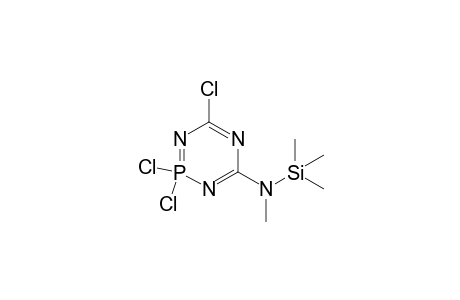 2,2,4-Trichloro-6-methyl-trimethylsilylamino-1,3,5,2lambda5-triazaphosphorine