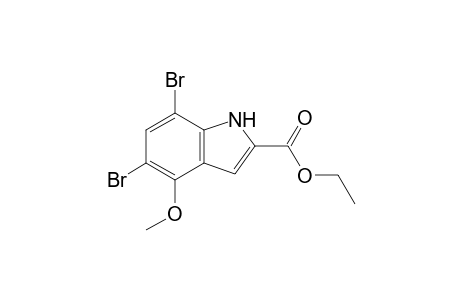 Ethyl 5,7-dibromo-4-methoxyindole-2-carboxylate