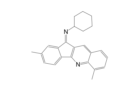 cyclohexanamine, N-[(11Z)-2,6-dimethyl-11H-indeno[1,2-b]quinolin-11-ylidene]-