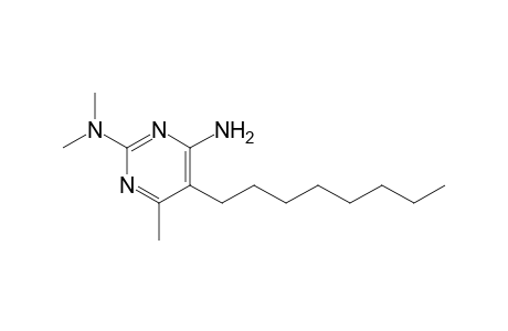2,4-Pyrimidinediamine, N2,N2,6-trimethyl-5-octyl-