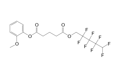 Glutaric acid, 2,2,3,3,4,4,5,5-octafluoropentyl 2-methoxyphenyl ester