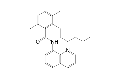 2-hexyl-3,6-dimethyl-N-(quinolin-8-yl)benzamide