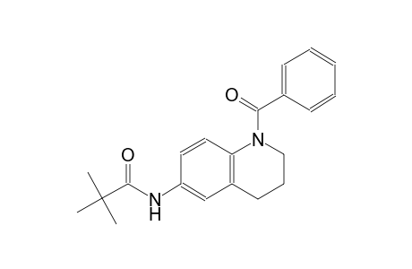 N-(1-benzoyl-1,2,3,4-tetrahydro-6-quinolinyl)-2,2-dimethylpropanamide