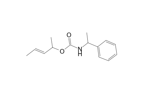 Carbamic acid, (.alpha.-methylbenzyl)-, 1-methyl-2-butenyl ester